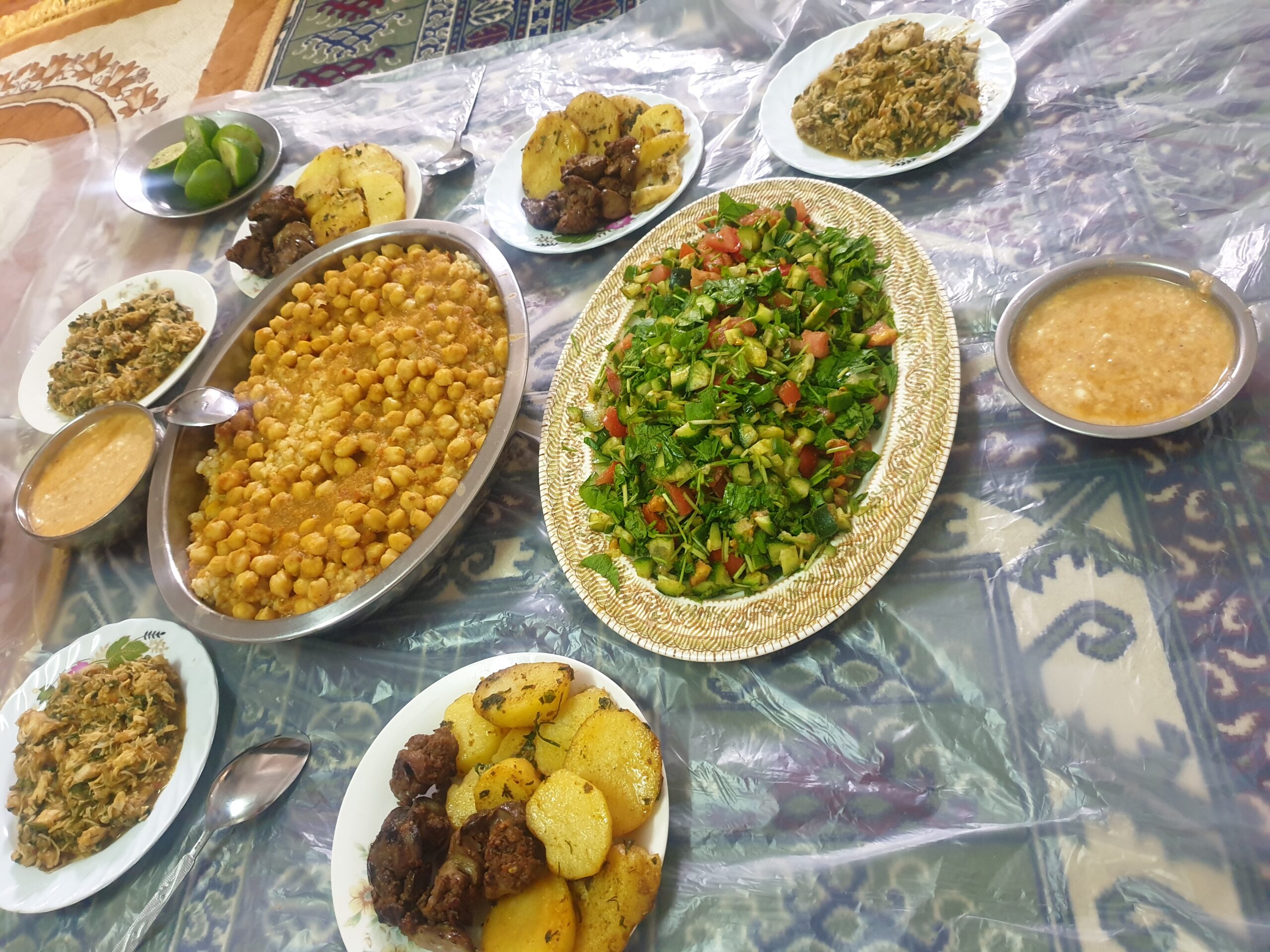 Fresh produce at a Medina market
