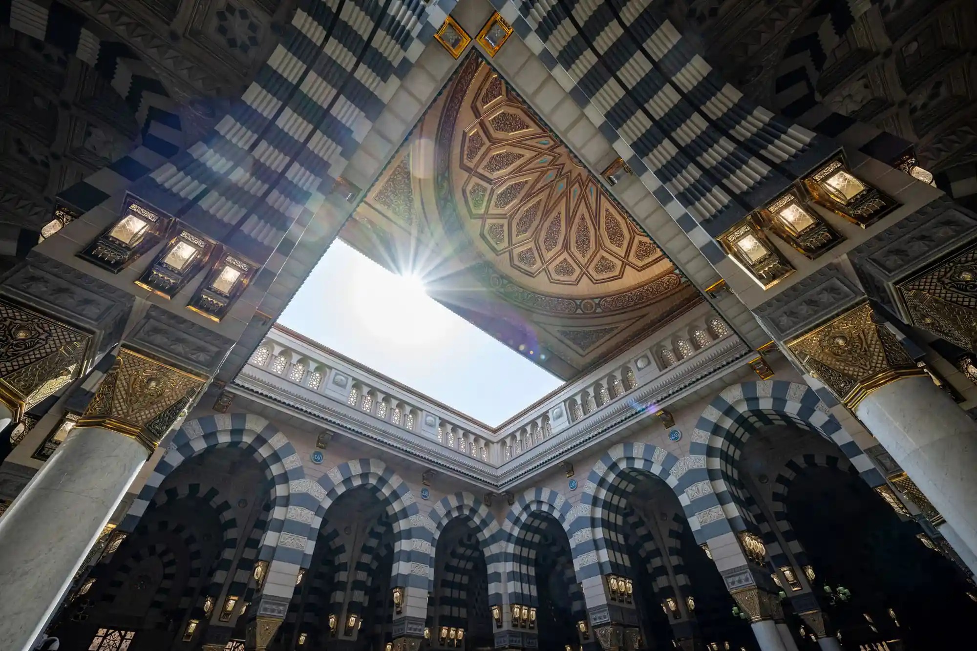 Courtyard canopy detail