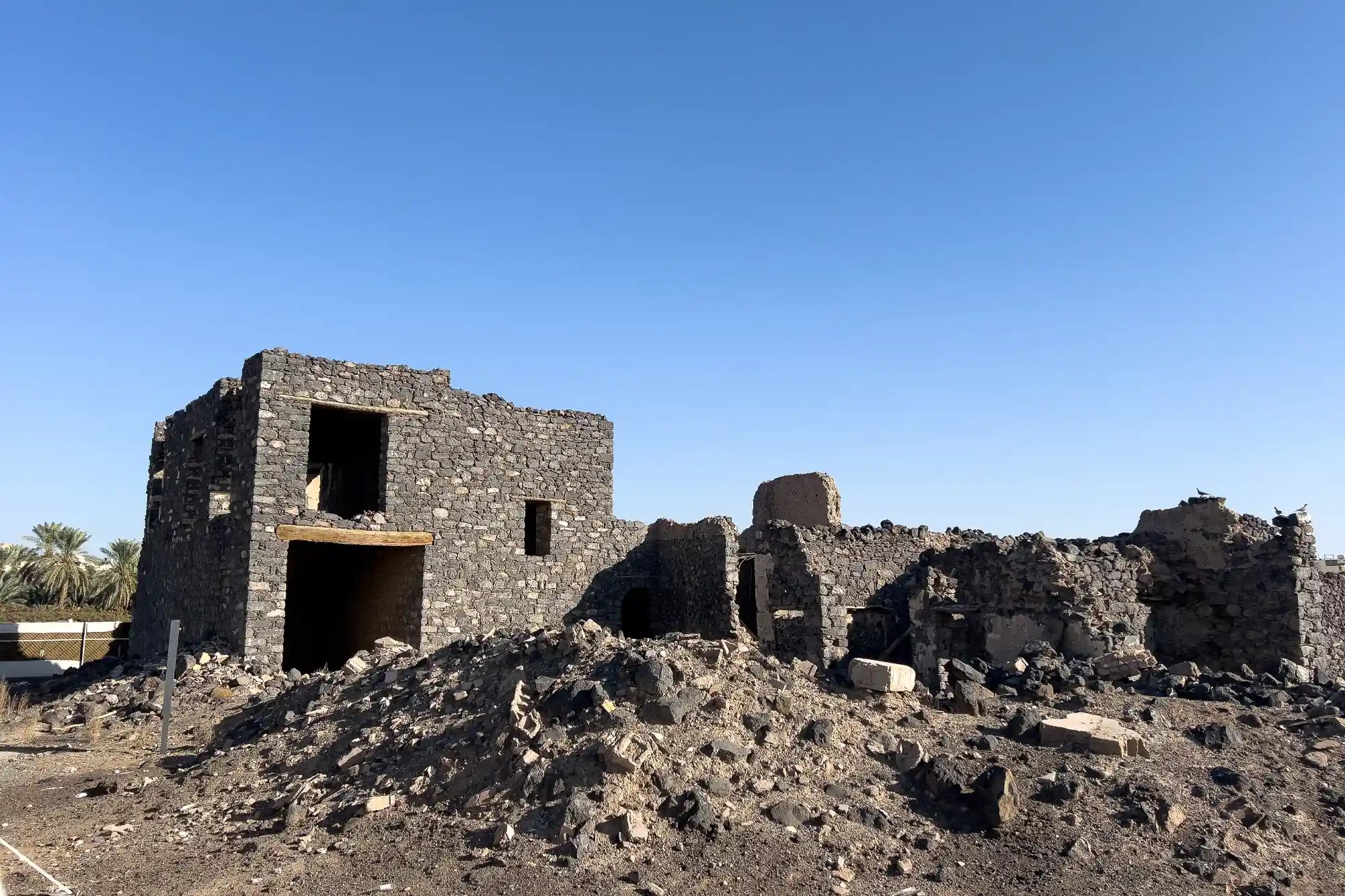 Exterior structure of Al-Ihn Well in Medina