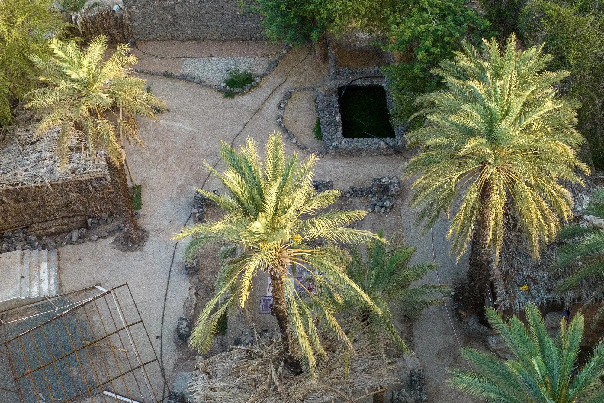 Athq Well in Medina, historic water source visited with a Medina family