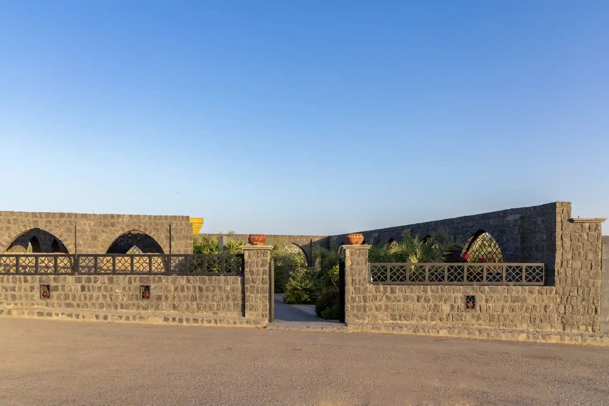 Entrance area of Bani Unaif Mosque in Medina