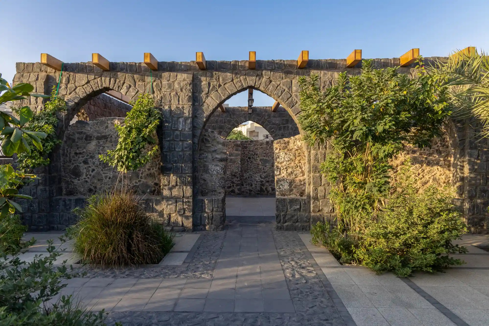 View of Bani Unaif Mosque exterior in Medina